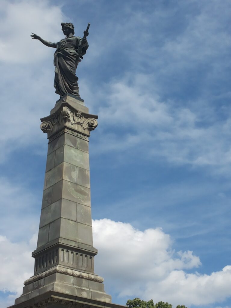 A statue in Ruse Bulgaria.